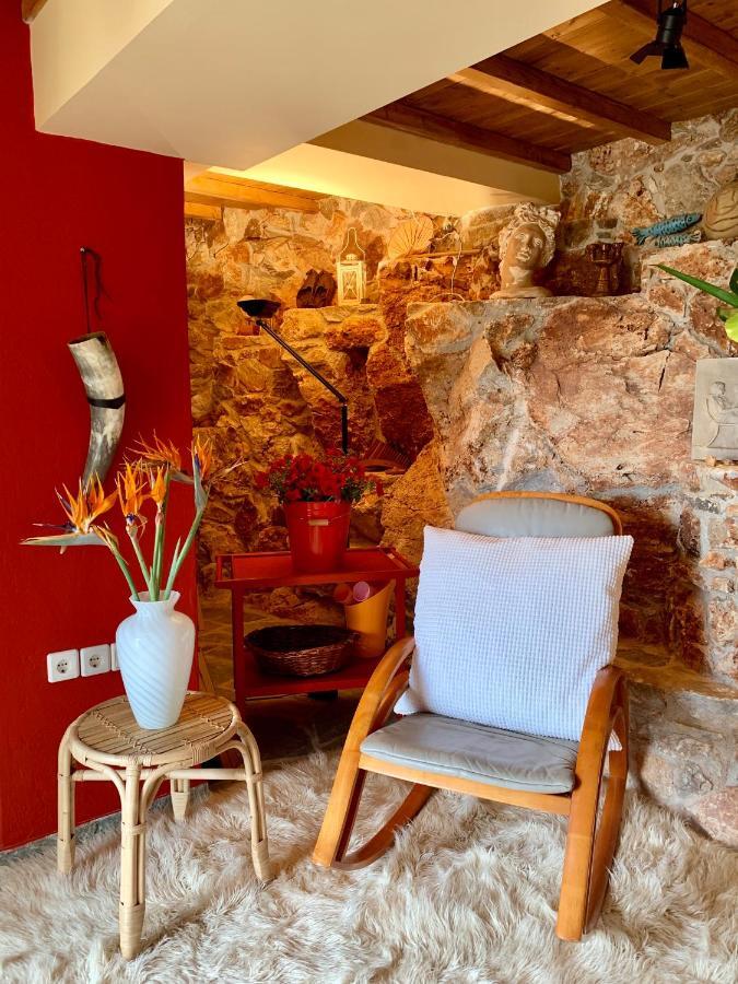 Apartment On The Rocks , With Sea View Schinias Esterno foto